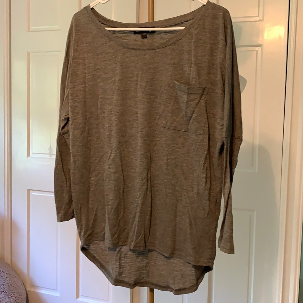 Long Sleeve Grey Top